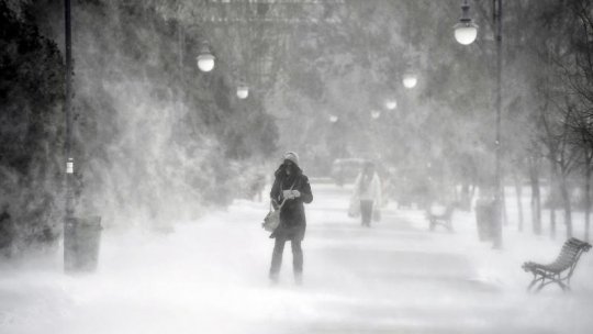 Avertizări ANM de vânt puternic, ninsori și viscol