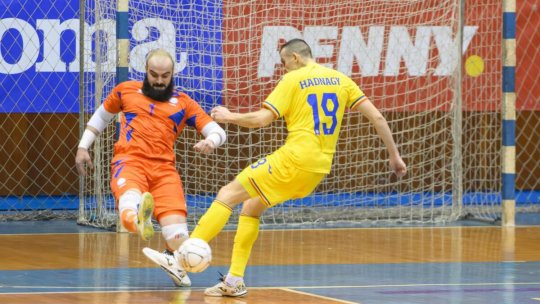 Fotbal în sală. Nou succes pentru România