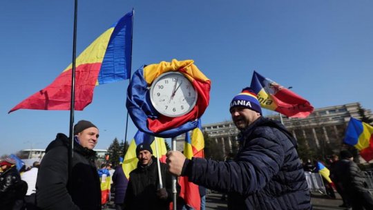 Incidente la manifestaţia din Piaţa Victoriei