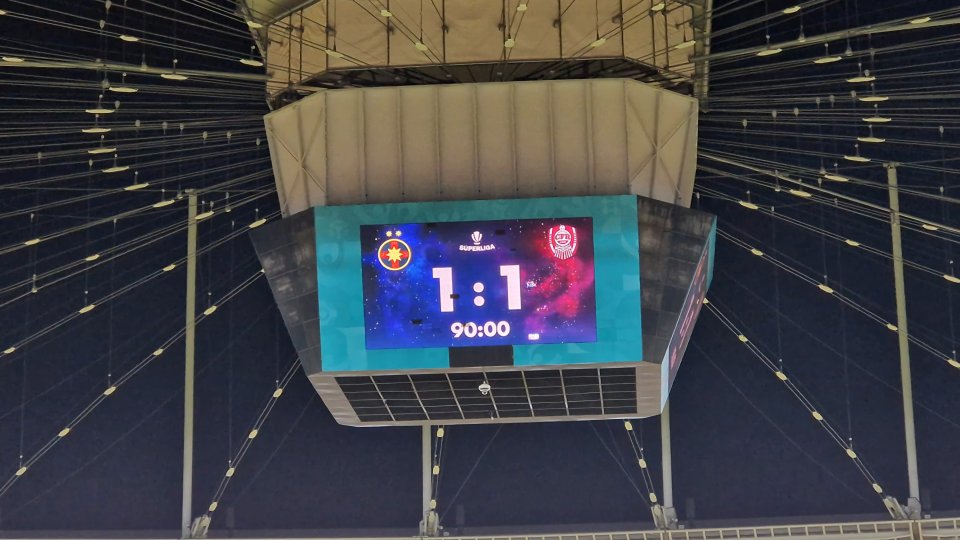 Superliga: FCSB - CFR Cluj 1-1