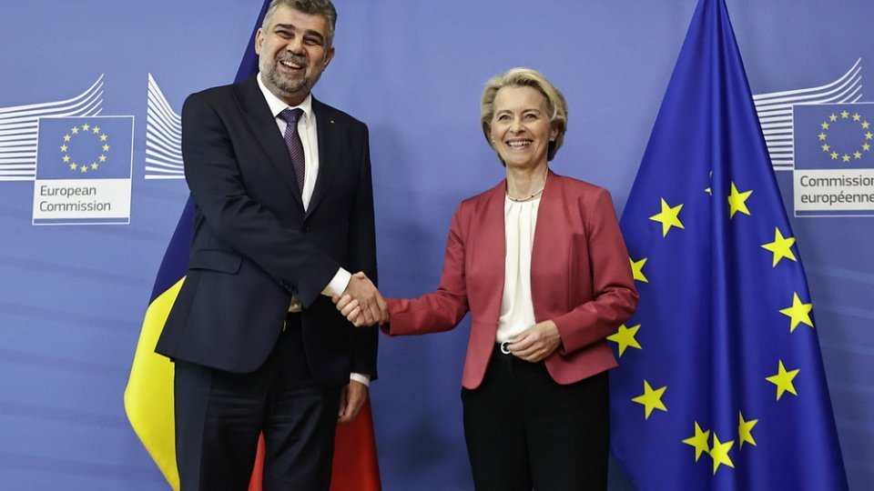 Premierul Marcel Ciolacu se întâlnește cu preşedinta Comisiei Europene, Ursula von der Leyen