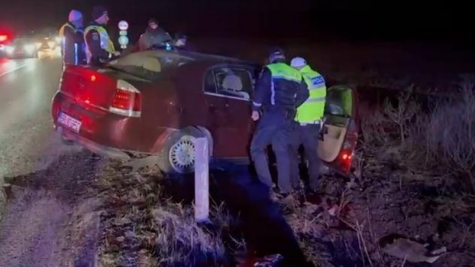 Brăila: Un bărbat care circula pe Şoseaua de Centură a intrat în şanţ