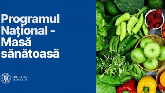 Giurgiu: 30 de școli vor beneficia de programul ”masa sănătoasă”