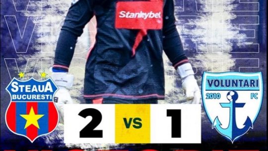 Liga 2: Steaua-FC Voluntari 2-1