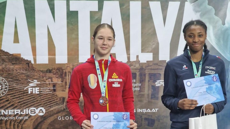 Spadasina Natalia Constantin, medaliată cu bronz la Europenele de cadeţi