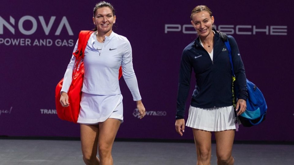 Transylvania Open: Simona Halep și Ana Bogdan, eliminate în primul tur la dublu