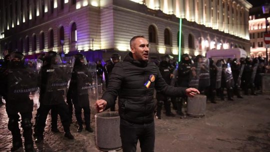 Proteste violente în București