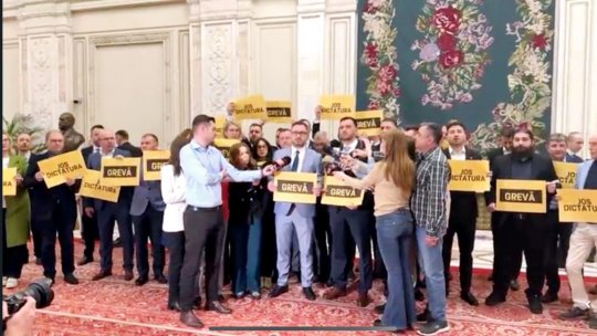 AUR a anunțat că intră în grevă parlamentară