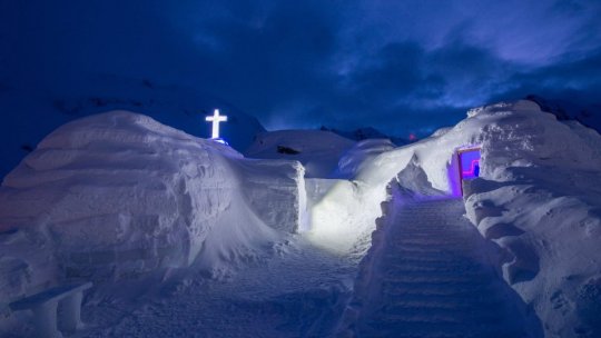 Hotelul de Gheață de la Bâlea Lac, închis din cauza temperaturilor neobișnuit de ridicate