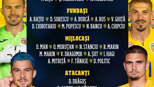 Selectionerul Mircea Lucescu a anuntat jucatorii pentru dubla oficiala cu Bosnia si San Marino