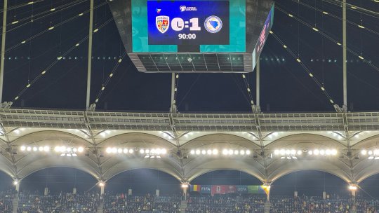 România - Bosnia, FINAL 0-1. Eșec pentru tricolori în primul meci pe drumul spre Cupa Mondială 2026