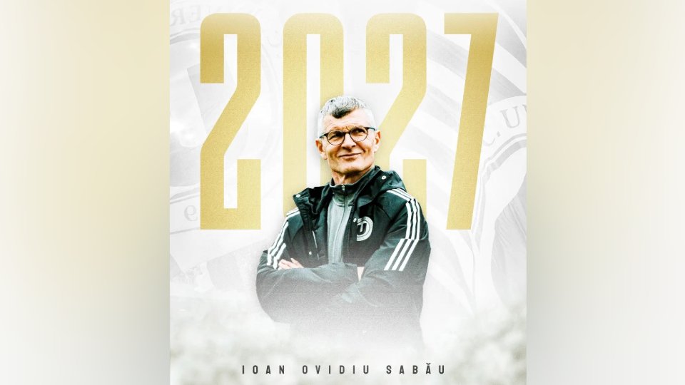Superliga: Ioan Ovidiu Sabău și-a prelungit contractul cu “U” Cluj