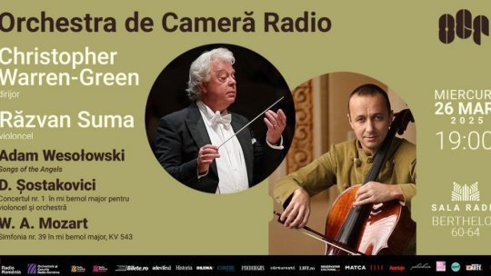Concert la Sala Radio cu violoncelistul Răzvan Suma