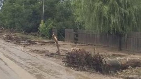 Trafic rutier alternativ pe un singur sens pe DN7-Valea Oltului, la km 207, spre Brezoi