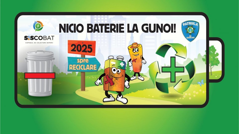 "Nicio baterie la gunoi" - concurs național de educație ecologică