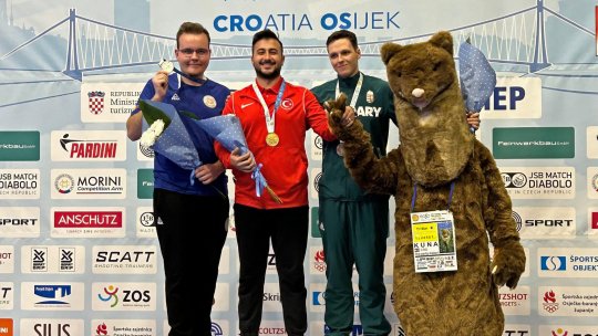 Luca Joldea, a 3-a medalie la Europenele de tir sportiv