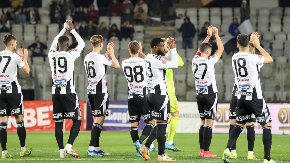 Superliga: U Cluj câștigă derbiul local cu CFR Cluj