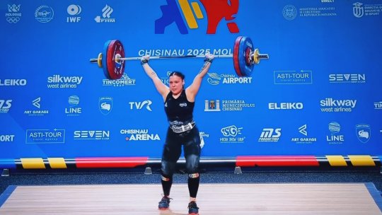 Haltere: 3 medalii pentru Andreea Cotruța, la Campionatele Europene de la Chișinău