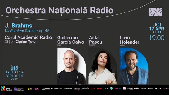 Concert dedicat sărbătorii pascale în Joia Mare, la Sala Radio