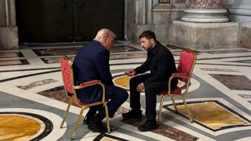 Întâlnire la Vatican între Donald Trump și Volodimir Zelenski