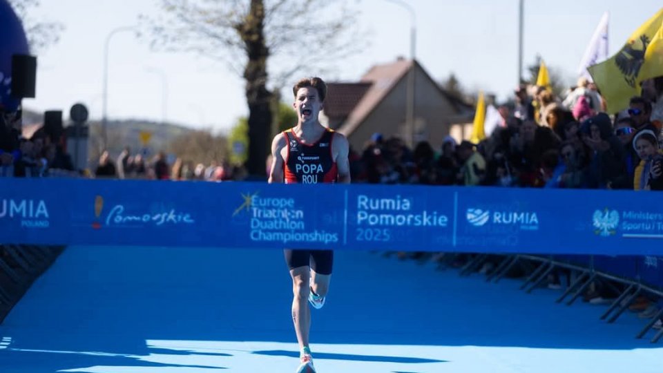 Carol Popa, campion european la duatlon