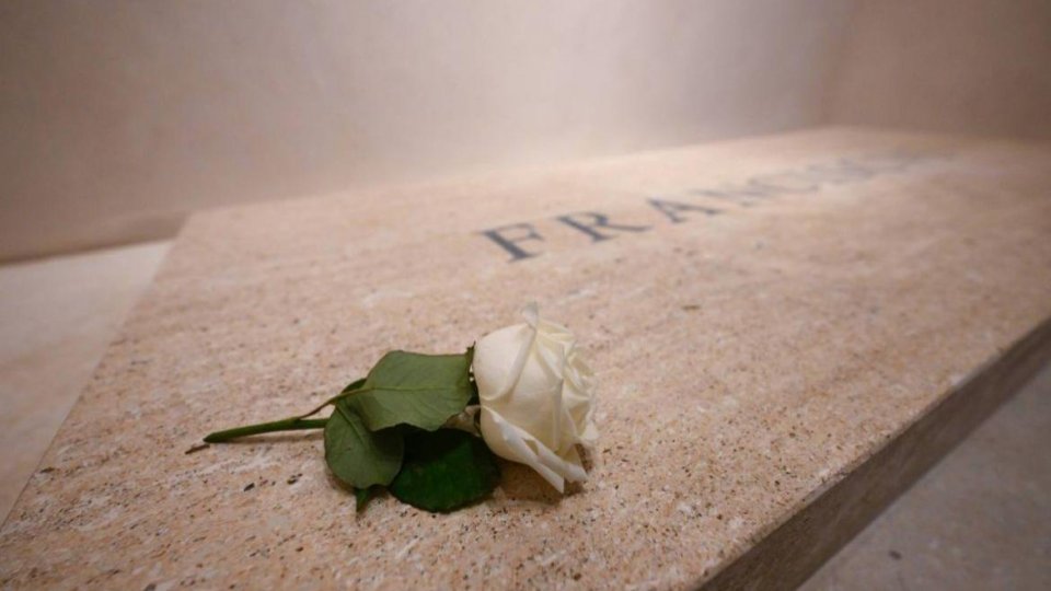 Mormântul Papei Francisc de la Bazilica Santa Maria Maggiore