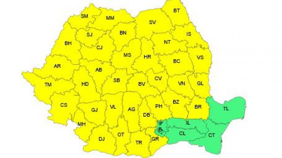 Vreme de iarnă în aproape toată țara