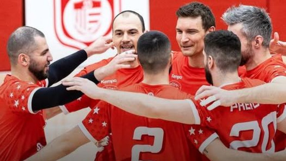 Dinamo Bucureşti conduce cu 2 la 0 la general în finala Diviziei A1 la volei masculin