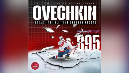 Hochei: Alex Ovechkin, cel mai bun marcator din istoria NHL