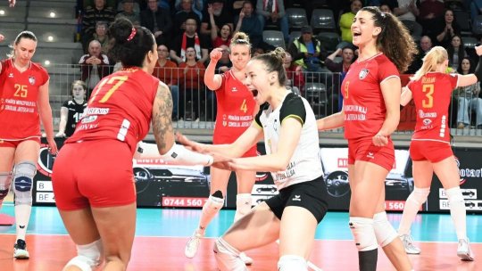 Volei: Egalitate în finala Diviziei A1 la feminin