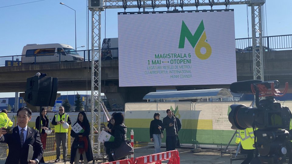 Lansarea primului scut de forare destinat viitoarei Magistrale M6 de metrou