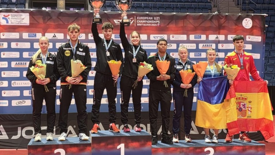 Elena Zaharia si Darius Movileanu, campioni europeni la U21