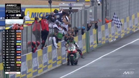 MotoGP: Francezul Johann Zarco a câştigat Marele Premiu al Franţei