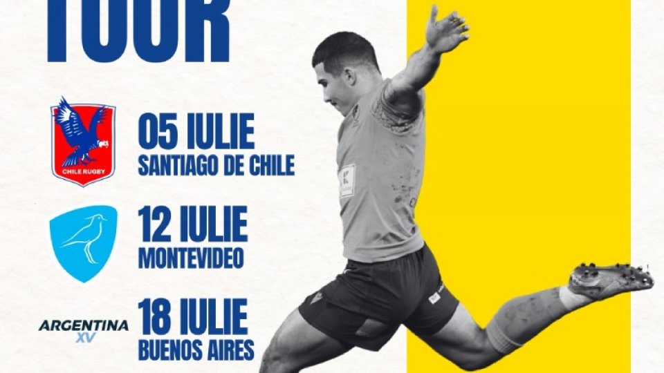 Rugby. Stejarii vor juca în turneul sud-american