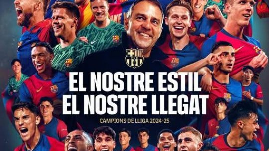 Barcelona a câştigat al 28-lea titlul în La Liga