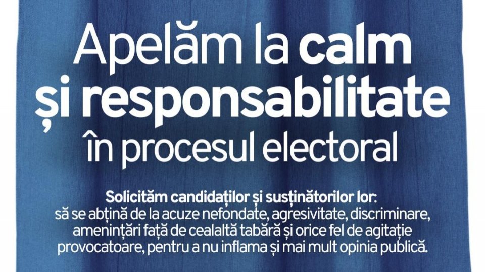 Mai multe organizații civice cer responsabilitate din partea candidaților în alegerile prezidențiale