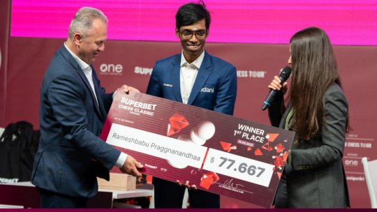 Șah. Victorie pentru indianul Rameshbabu la București