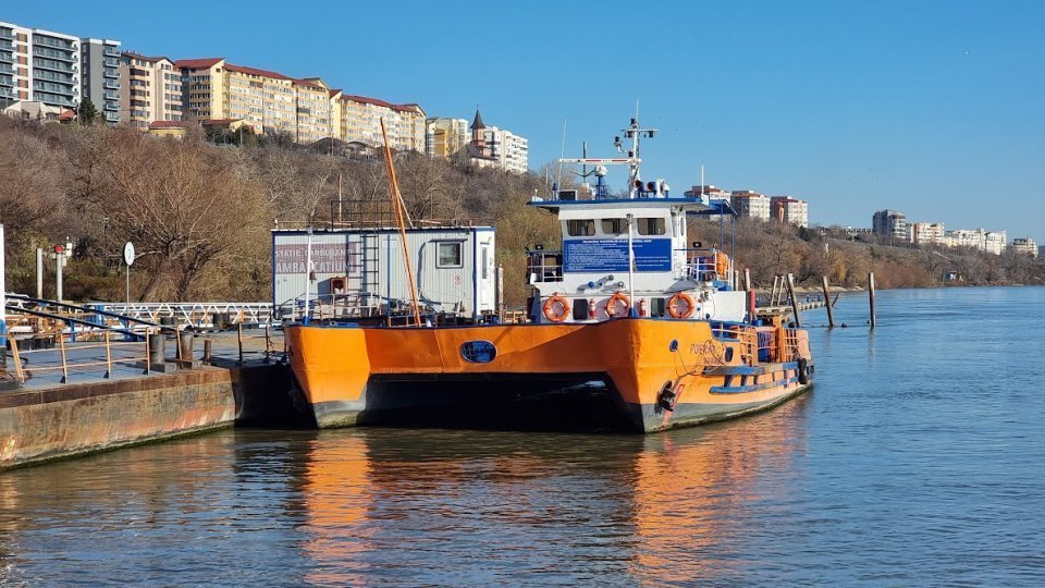 O nouă linie de bac pentru trecerea Dunării va fi deschisă la Oltenița