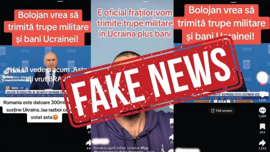 MApN reamintește că România nu va trimite trupe în Ucraina