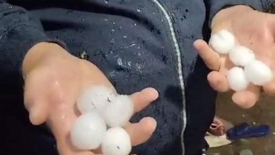 Mai multe localități din jud. Giurgiu au fost afectate de grindină