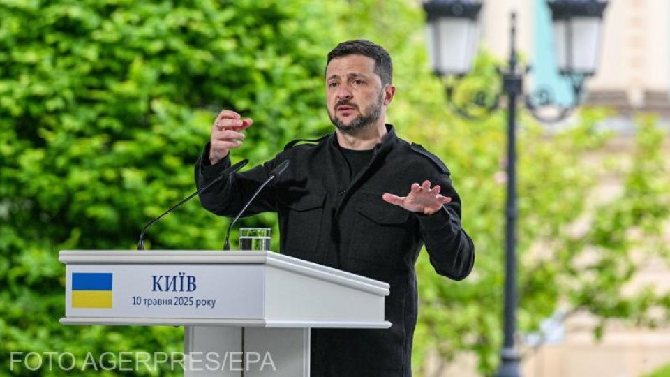 Preşedintele ucrainean Volodimir Zelenski, în vizită la Berlin