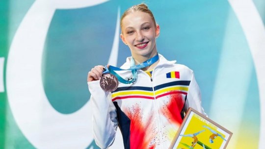 Gimnastică: Ana Bărbosu, medalie de bronz la Campionatele Europene
