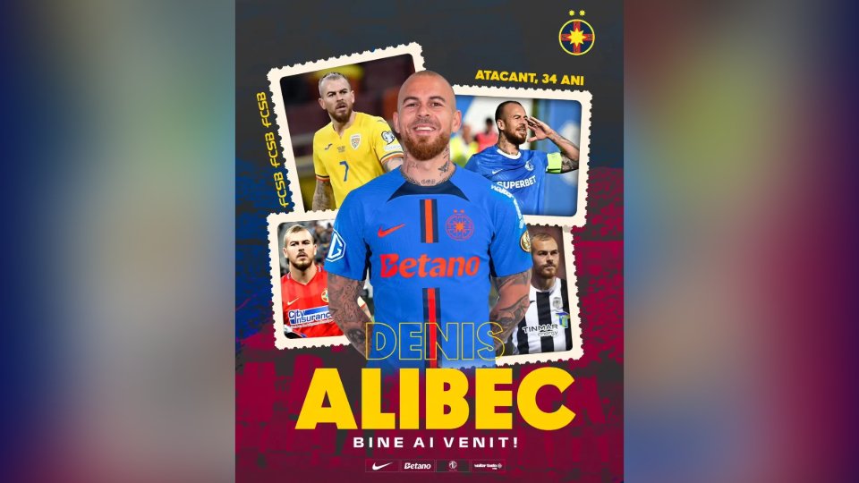 Fotbal: Denis Alibec a semnat cu FCSB!