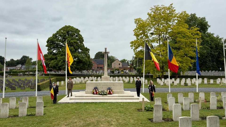 Belgia: Ceremonie în memoria soldaților români căzuți aici în primul război mondial