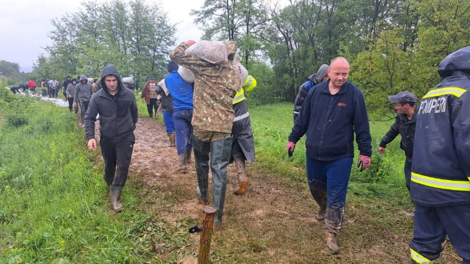 Mobilizare pentru ajutorarea sinistraților din Covasna