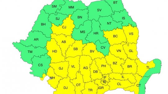 Instabilitatea atmosferică rămâne valabilă până pe 8 mai