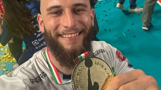 Voleibalistul Bela Bartha, campion în Italia cu Trentino! Primul român care câștigă titlul în Peninsul
