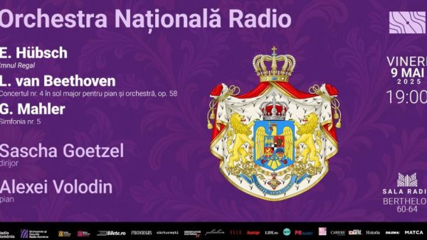 La Sala Radio din Bucureşti va avea loc Concertul Regal