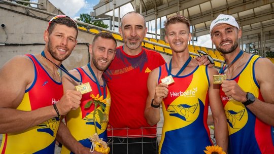 România încheie pe locul 2 Europenele de canotaj, cu 7 medalii câștigate