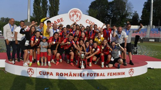 Miercurea Ciuc a câștigat în premieră Cupa României la fotbal feminin